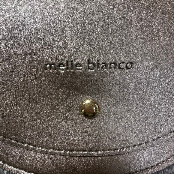 Melie Bianco Vegan Bag Felix Ring Handle in Pewter - Picture 3 of 8